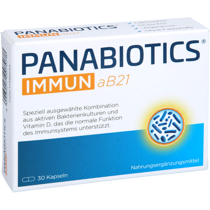 PANABIOTICS IMMUN aB21 Kapseln zur Unterstützung des Immunsystems, 30 pcs. Capsules