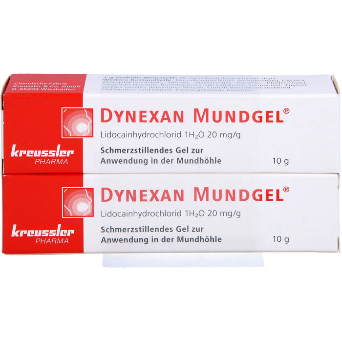 DYNEXAN Mundgel, 2% Gel, 2X10 g GEL