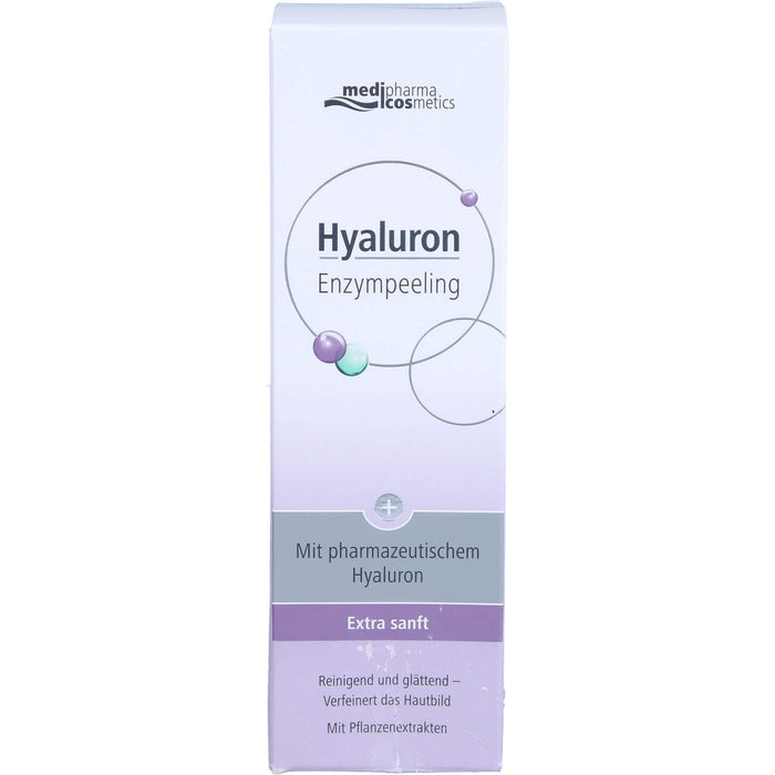 medipharma cosmetics Hyaluron Enzympeeling reinigend und glättend, 100 ml Cream