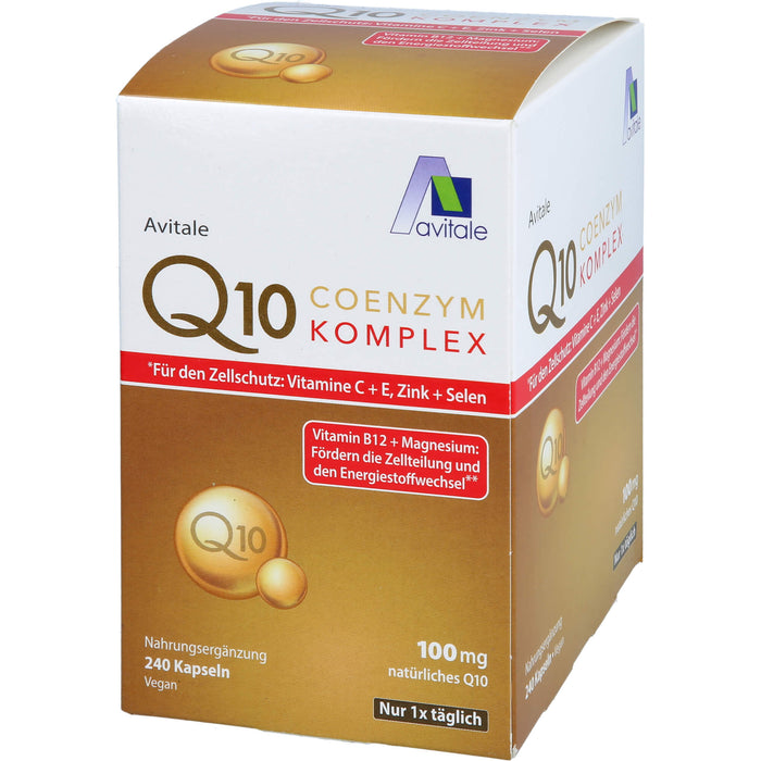 Coenzym Q10 100 mg Kapseln+Vitamine+Mineralstoffe, 240 St KAP