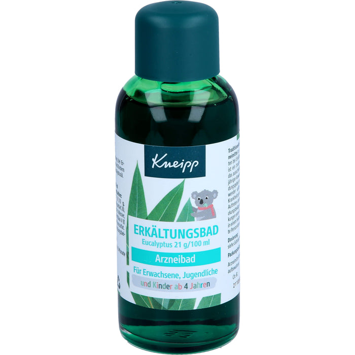 Kneipp ERKÄLTUNGSBAD Eucalyptus 21 g/100 ml, 100 ml BAD