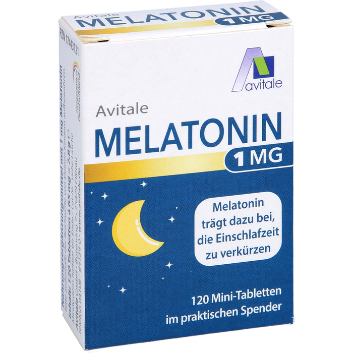 Melatonin 1mg Mini-Tabletten im Spender, 120 St TAB