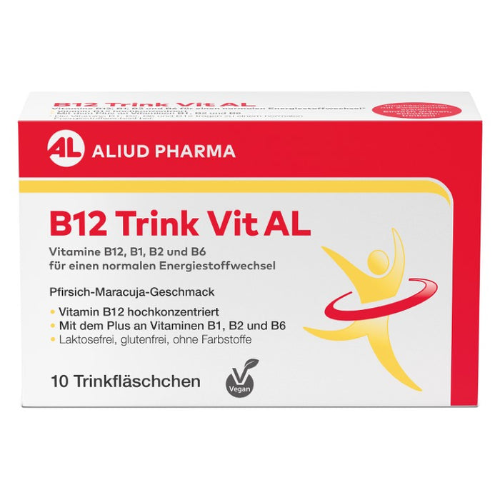 B12 Trink Vit AL Trinkfläschchen, 10 pcs. Drinking bottle