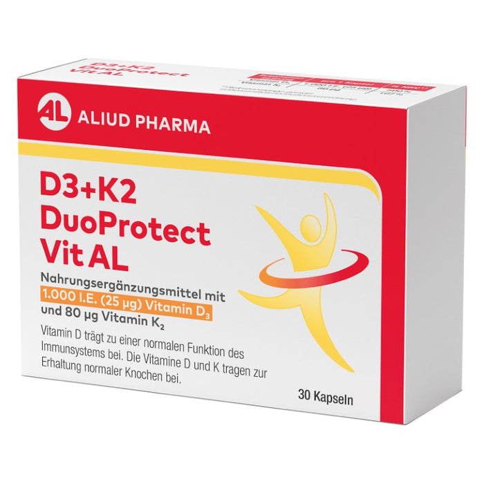 D3+K2 DuoProtect Vit AL 1000 I.E./80 ug Kapseln, 30 pc Capsules