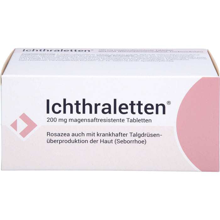 Ichthraletten 200 mg magensaftresistente Tabletten, 168 St TMR