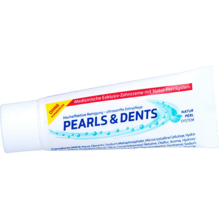 PEARLS & DENTS Exklusiv-Zahncreme ohne Titandioxid, 100 ml Dentifrice