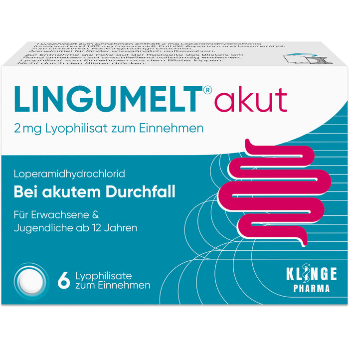 LINGUMELT akut 2 mg Lyophilisat zum Einnehmen, 6 pc Tablettes