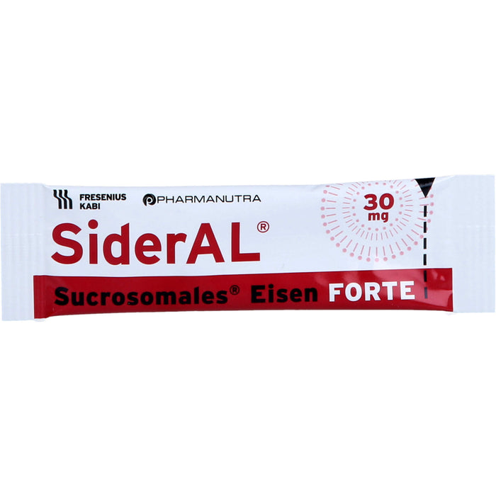 SiderAL Eisen FORTE 30mg Zitrusfrucht Sachets, 30 St GRA