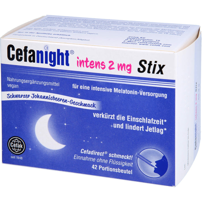 Cefanight intens 2 mg Stix, 42 St GRA