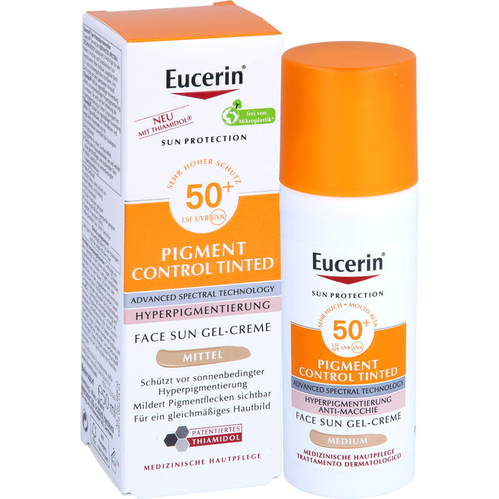 Eucerin Sun Fluid Pigment Control LSF50+ Mittel, 50 ml CRE