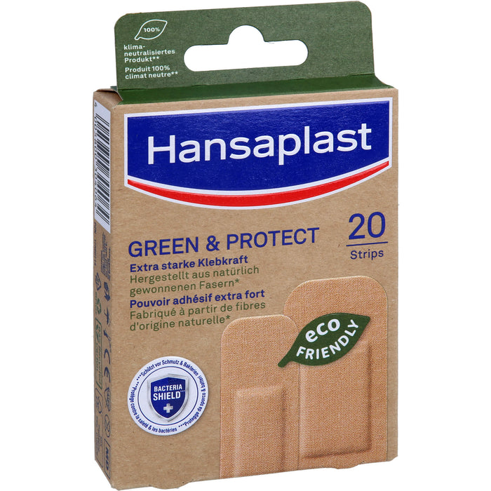 Hansaplast Green & Protect Pflaster, 20 pc Pansement