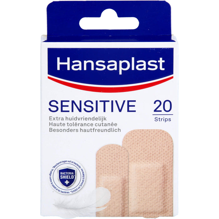 Hansaplast Sensitive Pflaster Hautton Light, 20 St PFL