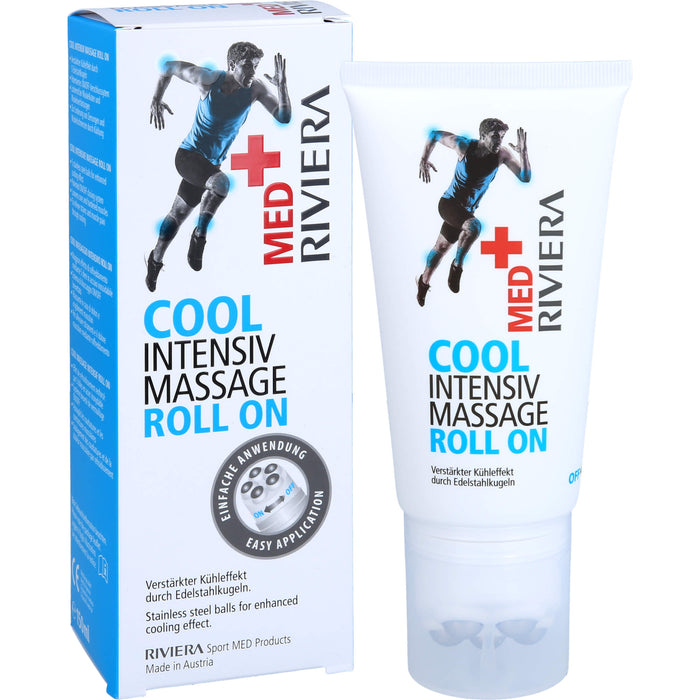 RIVIERA Med+ Cool Intensiv Massage Roll on, 150 ml GEL