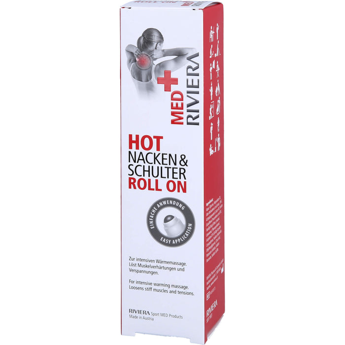 RIVIERA Med+ Hot Nacken & Schulter Roll on, 75 ml GEL