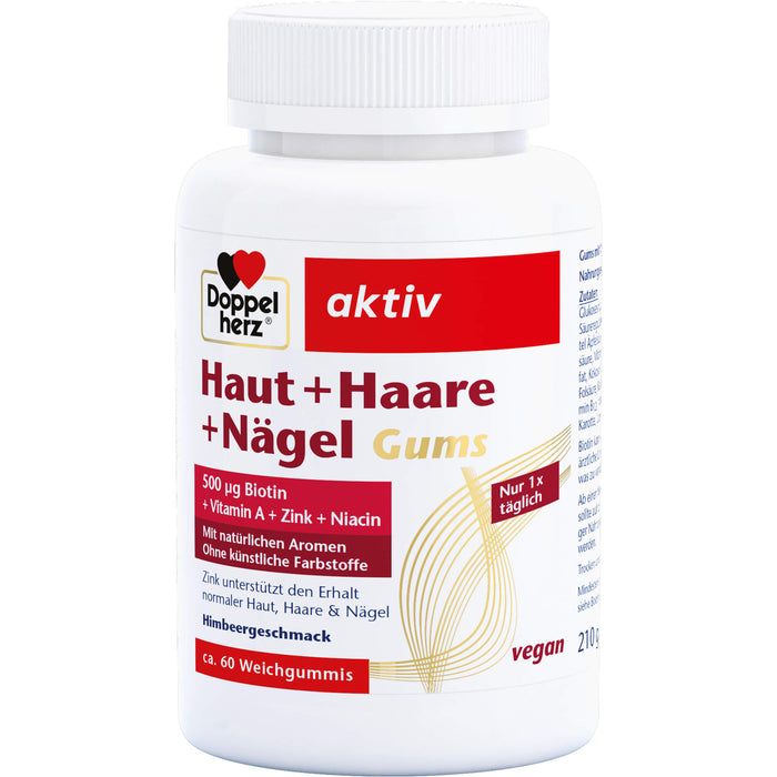 Doppelherz Haut + Haare + Nägel Gums, 60 St KDA