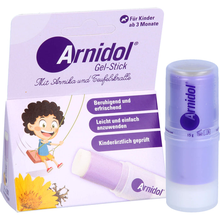 Arnidol Gel-Stick zur Schmerzlinderung von blauen Flecken, 15 g Pen