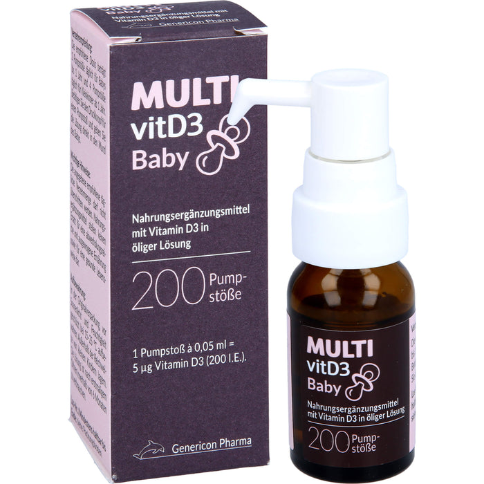 MULTIvitD3 Baby, 10 ml PPL