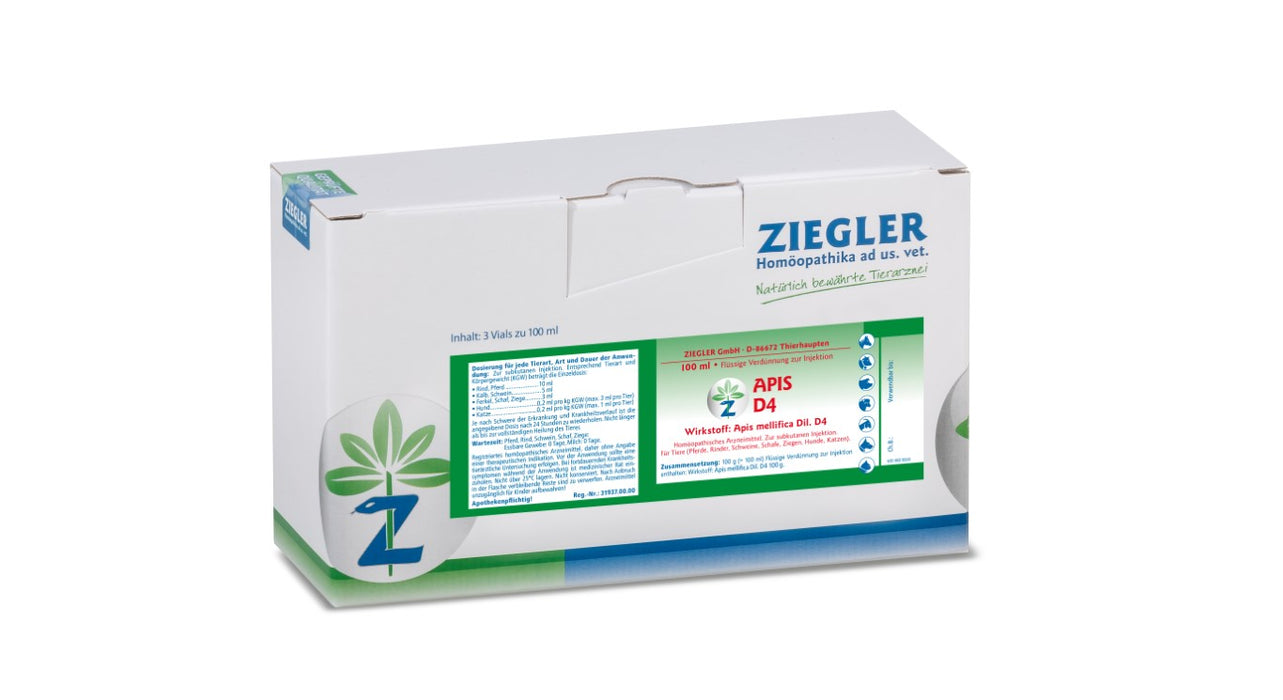 ZIEGLER Apis D 4 Dilution, 300 ml Solution