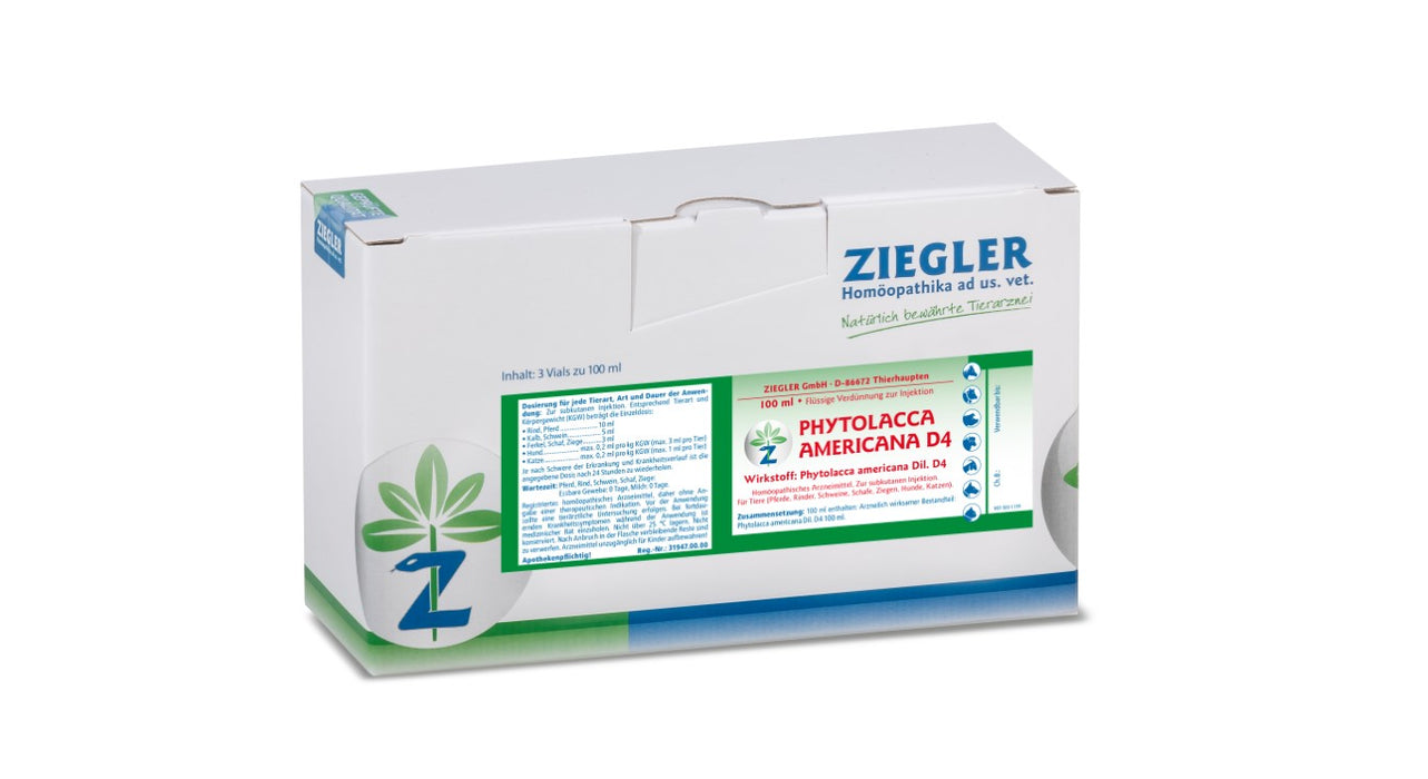 ZIEGLER Phytolacca americana D 4 Dilution, 300 ml Solution