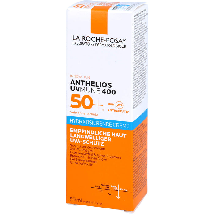 LA ROCHE-POSAY Anthelios Hydratisierende Creme UVMune 400 LSF 50+, 50 ml Cream