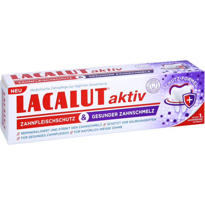 LACALUT aktiv Zahnfleischschutz & ges. Zahnschmelz, 75 ml ZCR