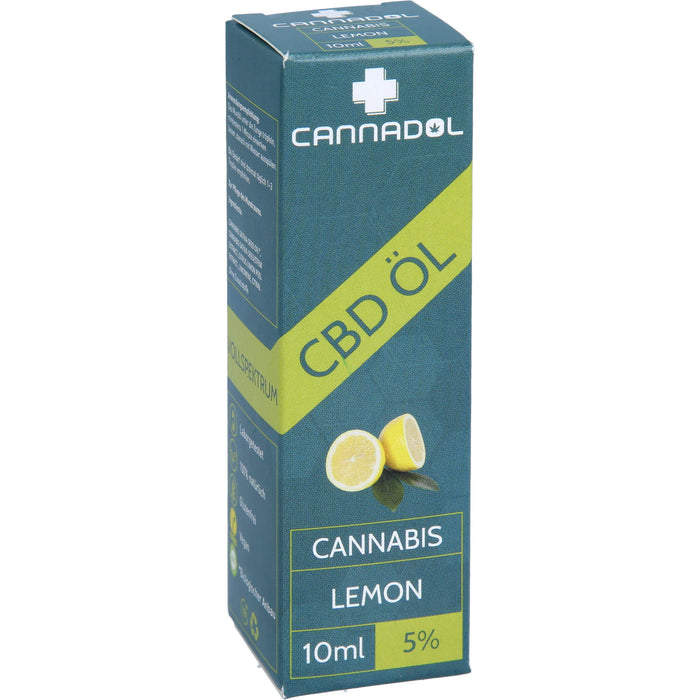 CBD 5% BIO Cannadol Lemon Hanfextrakt, 10 ml TRO