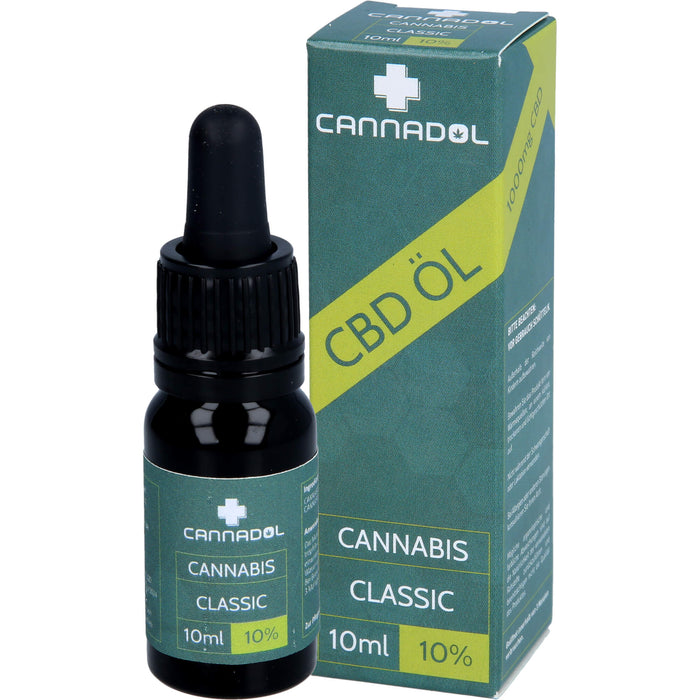 CBD 10% BIO Cannadol Classic Hanfextrakt, 10 ml TRO