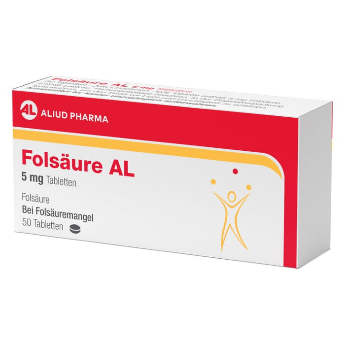 Folsäure AL 5 mg, 50 pc Tablettes