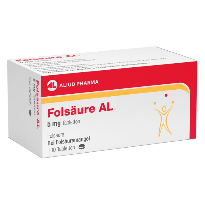 Folsäure AL 5 mg, 100 pc Tablettes