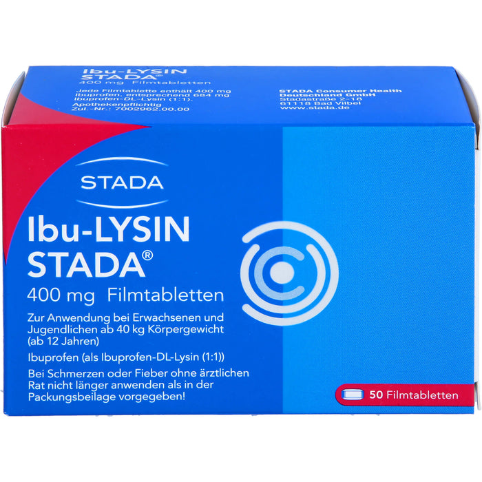 Ibu-LYSIN STADA 400 mg Filmtabletten, 50 St FTA