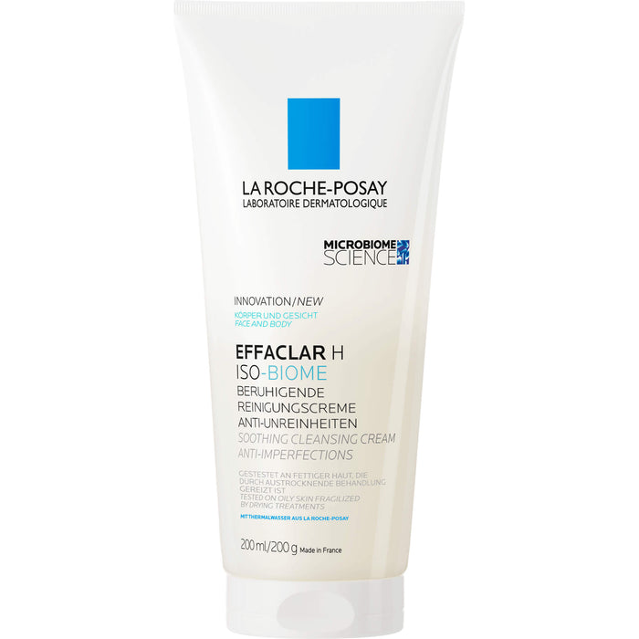 LA ROCHE-POSAY Effaclar H Iso-Biome Reinigungscreme für das Gesicht, 200 ml Cream