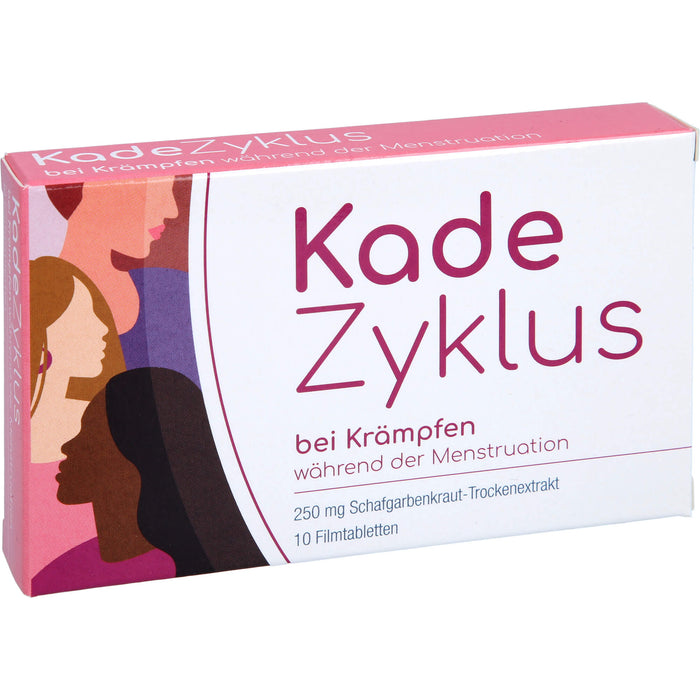 Kade Zyklus Filmtabletten bei Krämpfen während der Menstruation, 10 pc Tablettes