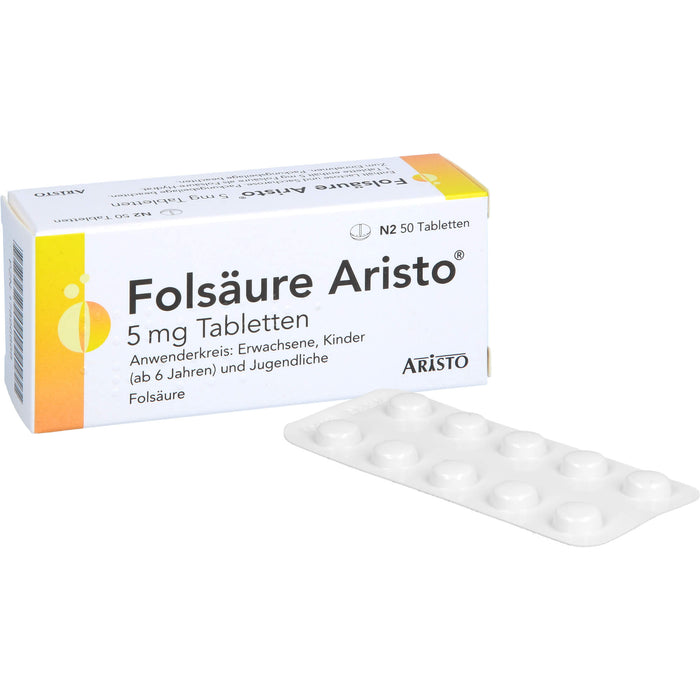 Folsaeure Aristo 5mg Tab, 50 St TAB