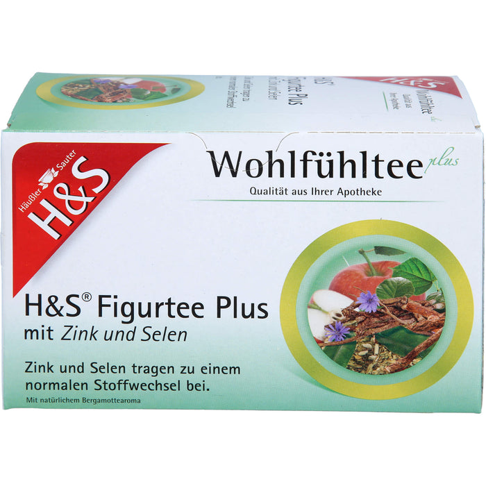 H&S Figurtee Plus mit Zink und Selen, 20X1.5 g FBE