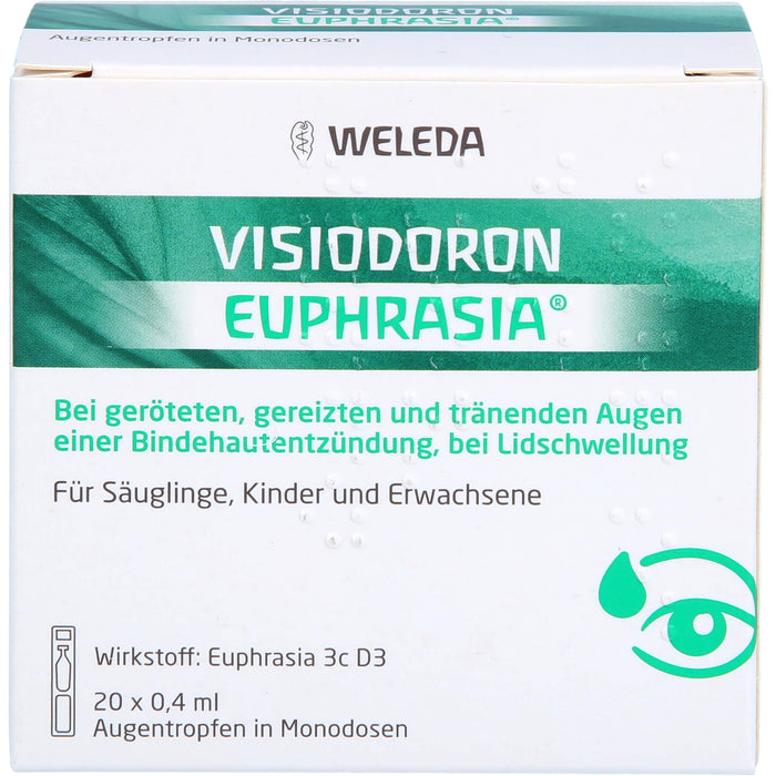 Visiodoron Euphrasia Weleda Augentropfen, Einzeldosis, 20X0.4 ml ATR