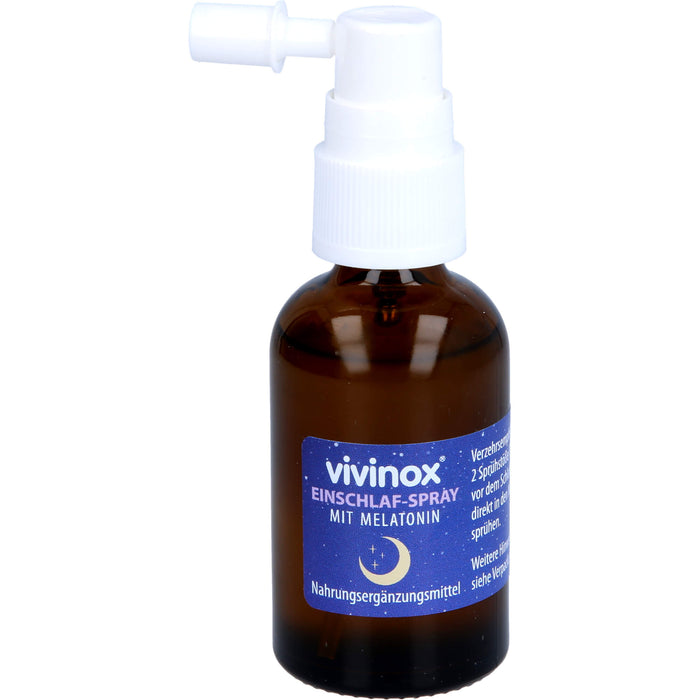 vivinox Einschlaf-Spray mit Melatonin zur Verkürzung der Einschlafzeit, 30 ml Solution