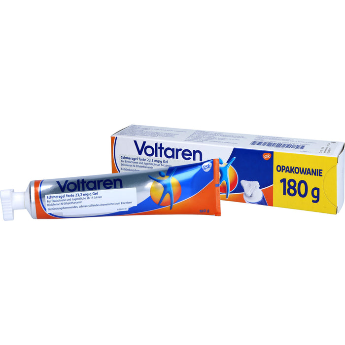 Voltaren Schmerzgel forte 23,2 mg/g Eurim Gel, 180 g Gel