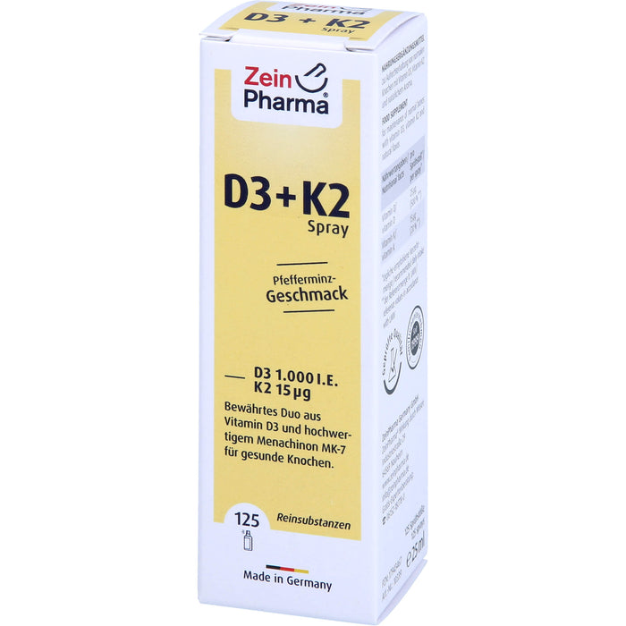 Vitamin D3 +K2 1000IE Spray, 25 ml SPR