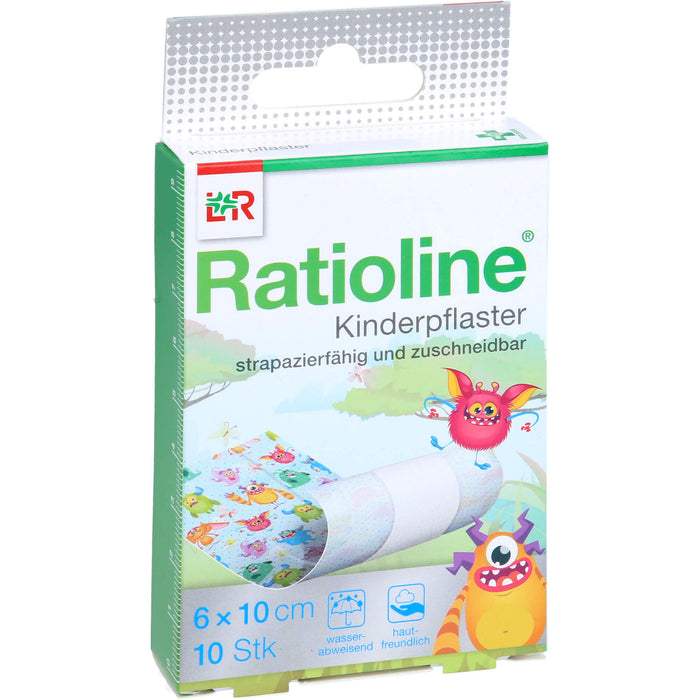 Ratioline Kinderpflaster zuschneidbar 6cmx1m, 10 St PFL