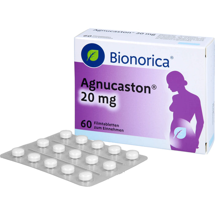 Agnucaston 20 mg Filmtabletten bei Regelbeschwerden, 60 pc Tablettes