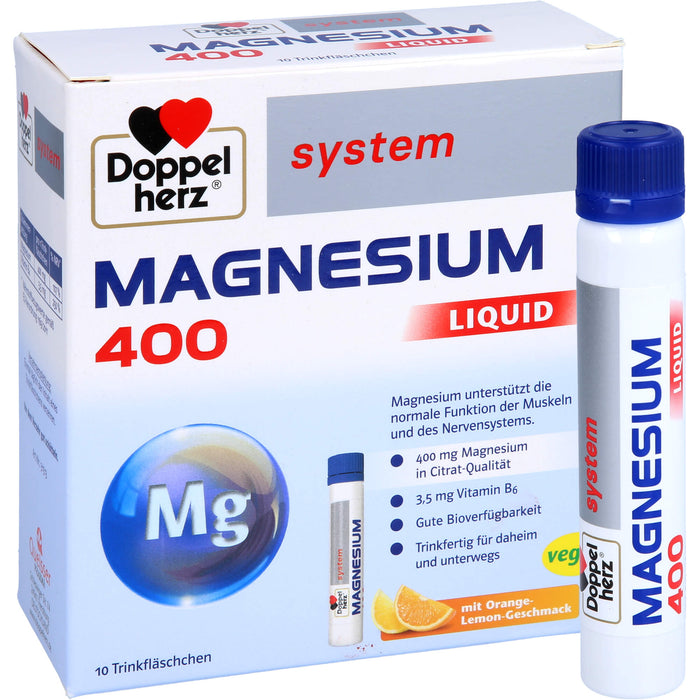 Doppelherz Magnesium 400 Liquid system Lösung, 10 pcs. Ampoules