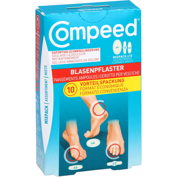 Compeed Blasenpflast Mixpa, 10 St PFL