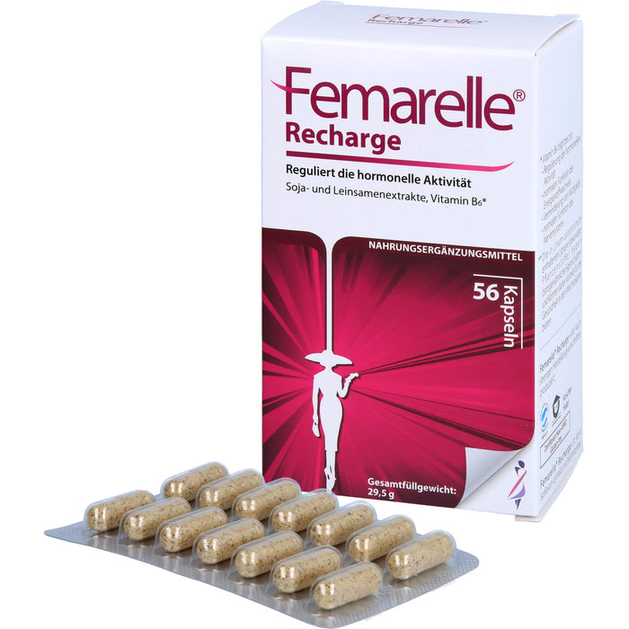 Femarelle Recharge - DT56a&Leinsamen&Vitamin B6, 56 St KAP