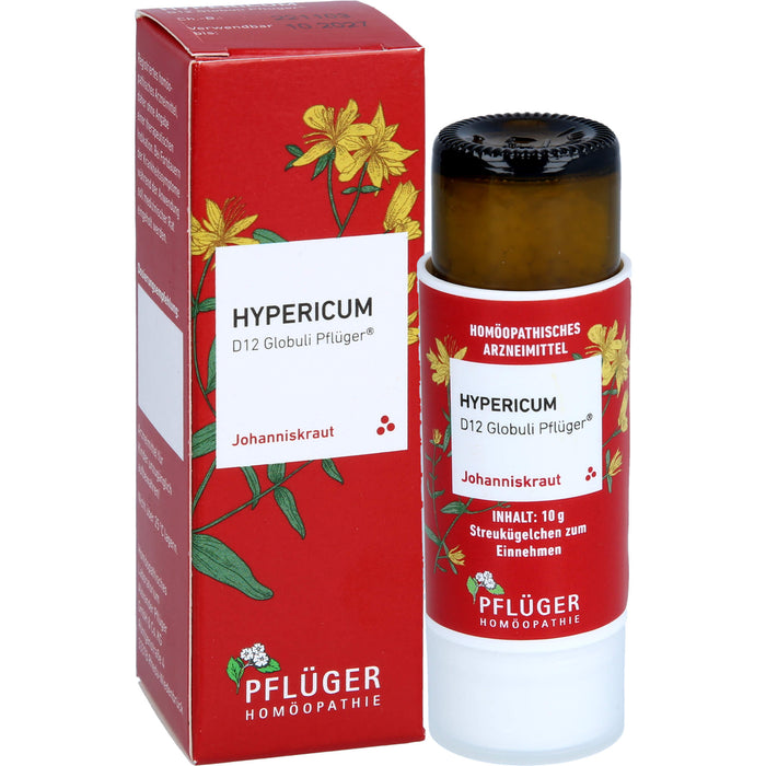 Hypericum D12 Globuli Pflüger Dosierspender, 10 g GLO