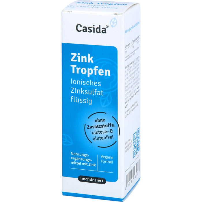 Zink Tropfen - Ionisches Zinksulfat flüssig, 50 ml TRO