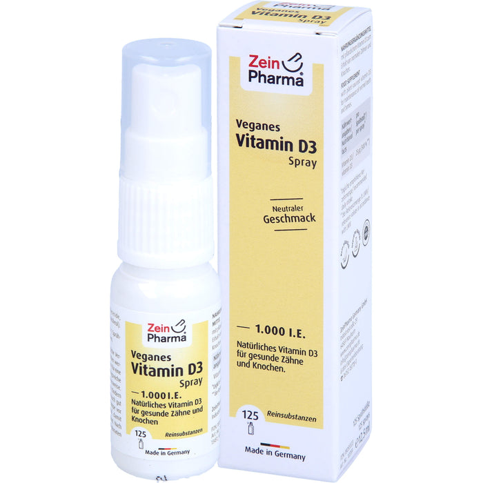 Veganes Vitamin D3 Spray 1000IE, 12.5 ml SPR