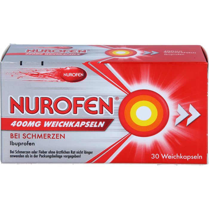 NUROFEN 400 mg Weichkapseln bei Schmerzen oder Fieber, 30 pcs. Capsules