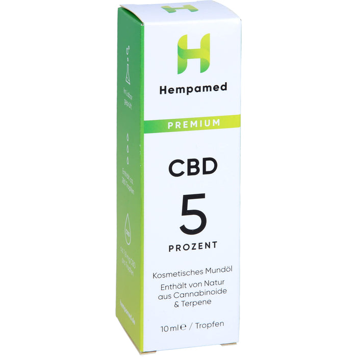 Hempamed Prem Cbd Moel 5%, 10 ml TRO