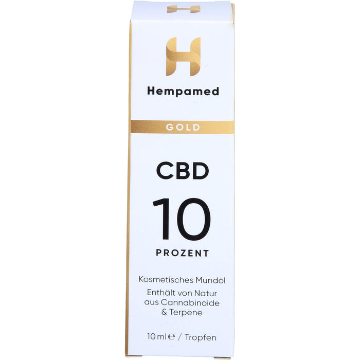 Hempamed CBD Gold Mundöl 10%, 10 ml TRO