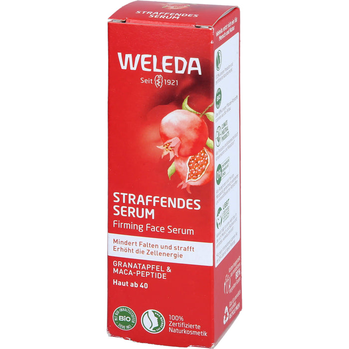 WELEDA straffendes Serum Granatapfel & Maca-Peptide mindert Falten & strafft, 30 ml Solution